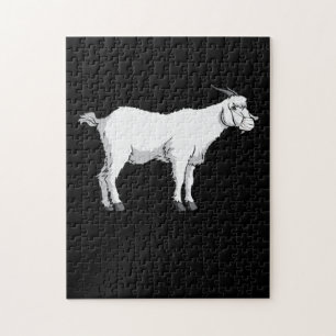 Goat Wearing Medical Face Mask Jigsaw Puzzle
