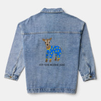Goat Wearing Pyjamas Illustration Personalised