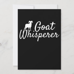 Goat Whisperer Cute Goat Lover Farm Animal Farming Save The Date