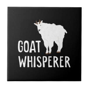 Goat Whisperer Funny Goat Farm Tshirt Pet Goat Ceramic Tile
