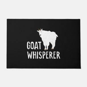 Goat Whisperer Funny Goat Farm Tshirt Pet Goat Doormat