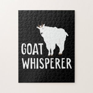 Goat Whisperer Funny Goat Farm Tshirt Pet Goat Jigsaw Puzzle