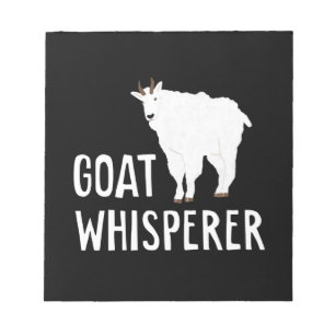 Goat Whisperer Funny Goat Farm Tshirt Pet Goat Notepad
