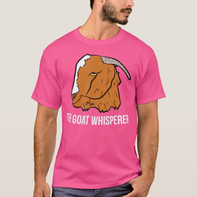 Goat Whisperer Funny Goat Farmer Love Goats T-Shirt (Front)