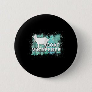 Goat Whisperer Goats Farmer 6 Cm Round Badge