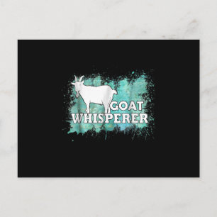 Goat Whisperer Goats Farmer Invitation Postcard