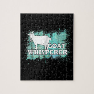 Goat Whisperer Goats Farmer Jigsaw Puzzle