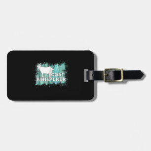 Goat Whisperer Goats Farmer Luggage Tag