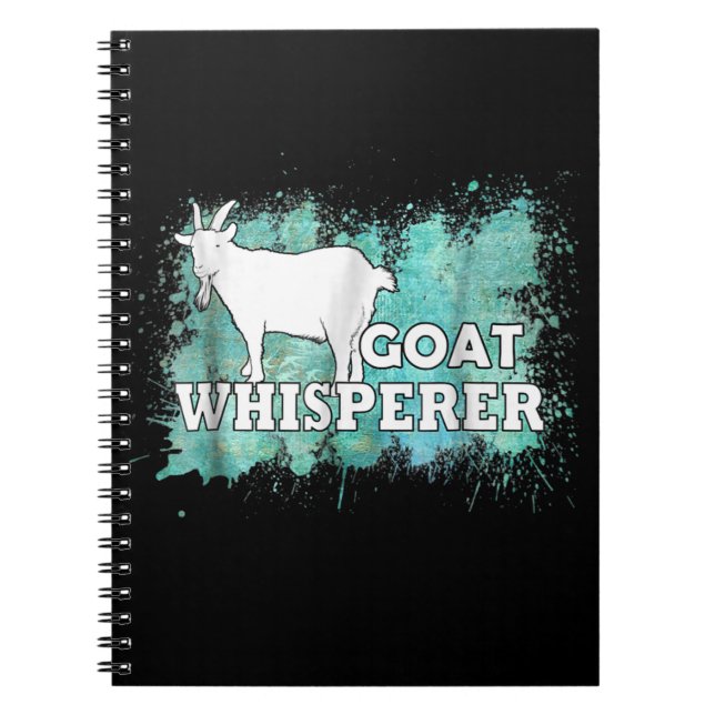 Goat Whisperer Goats Farmer Notebook (Front)