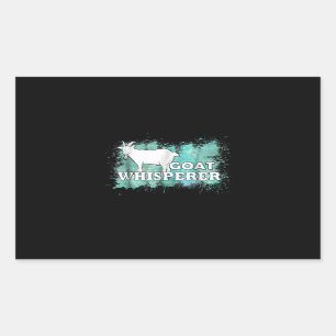 Goat Whisperer Goats Farmer Rectangular Sticker