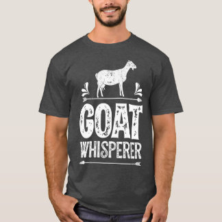Goat Whisperer T Girls Goats Farmer Farming Gifts T-Shirt
