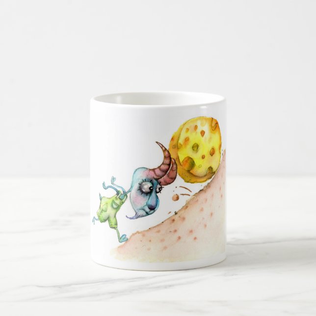 Goat with Cheese Coffee Mug (Center)