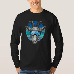 Goat With Ski Goggles 1 T-Shirt