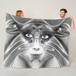 GOAT WOMAN FLEECE BLANKET