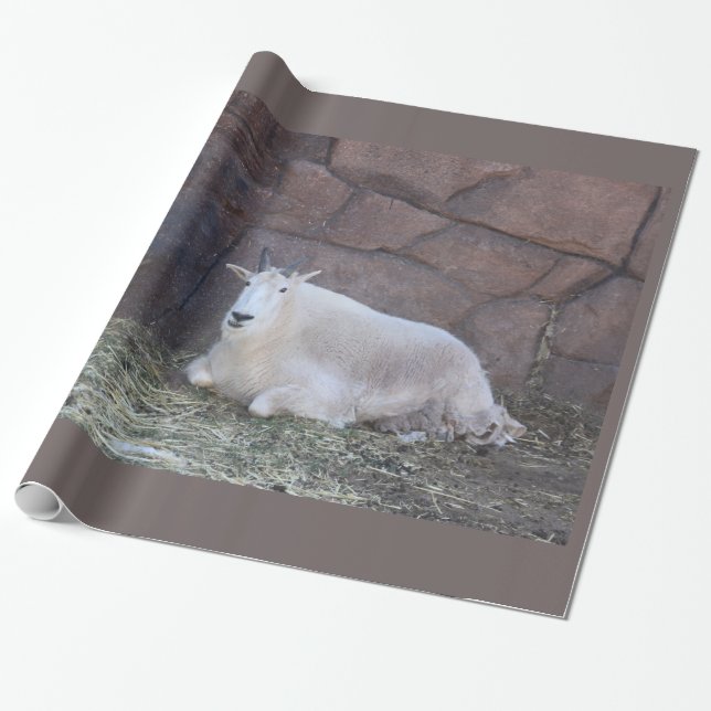Goat Wrapping Paper (Unrolled)