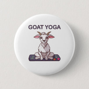 Goat Yoga Game Yoga Cl Yoga Instructor Yoga Goats 6 Cm Round Badge