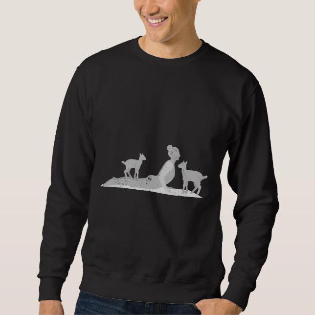 Goat Yoga Sweatshirt (Front)