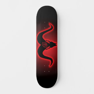 Goatamentise Goatskull Silhouette  Skateboard