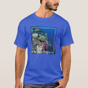 Goatfish Swarm Around Small Coral T-Shirt