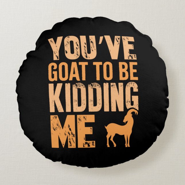 Goatlife Round Cushion (Front)