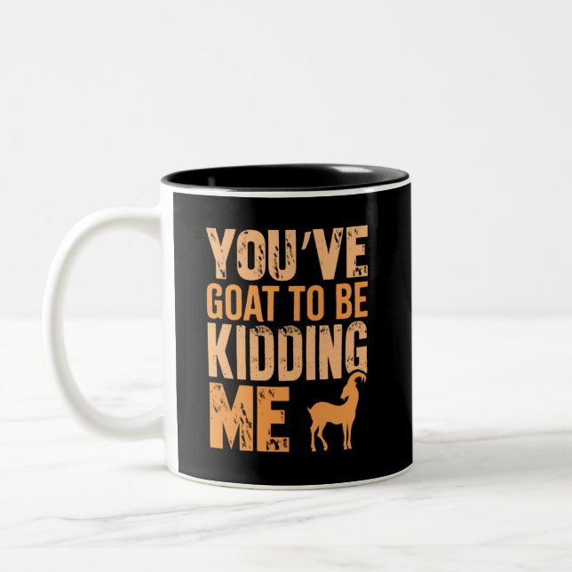 Goatlife Two-Tone Coffee Mug (Left)
