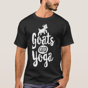 Goats And Yoga For Women Class Zen Farm T-Shirt