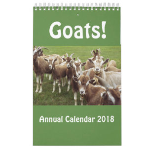 Goats Annual Calendar 2018
