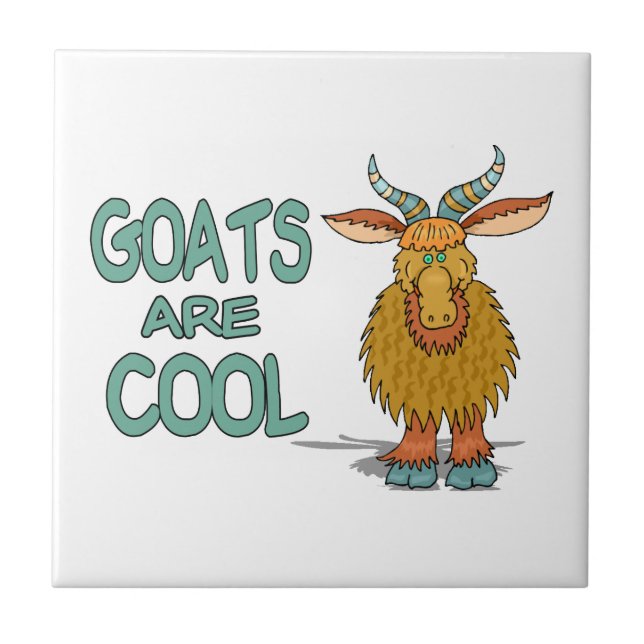 Goats Are Cool Tile (Front)