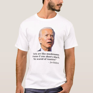 Goats Are Like Mushrooms Funny Joe Biden T-Shirt