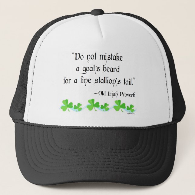 Goat's beard trucker hat (Front)