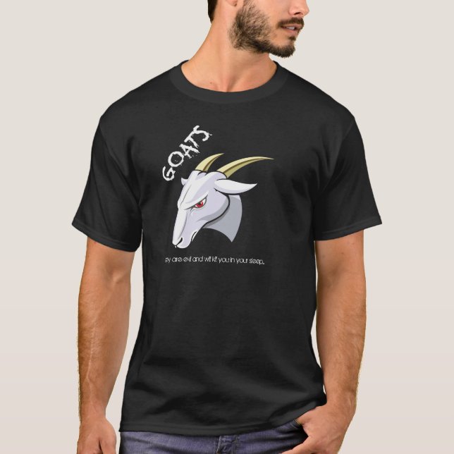 Goats - black T-Shirt (Front)