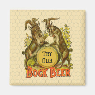 Goats Bock Beer Advertising Magnet