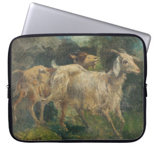 Goats (by Vincenzo Caprile) Laptop Sleeve