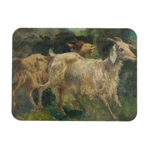 Goats (by Vincenzo Caprile) Magnet