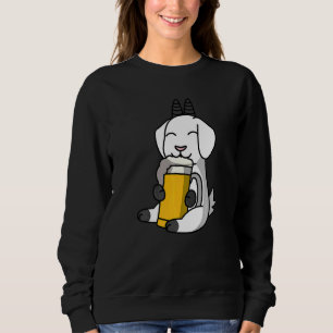 Goats Drinking Beer Pet Sweatshirt