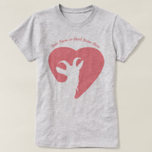GOATS   Goat Heart  Silhouette Change Colour T-Shirt