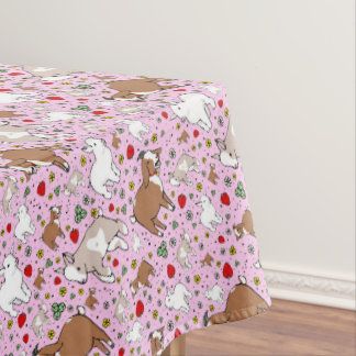 Goats in Pink Tablecloth
