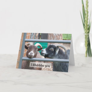 Goats Love - Frameable Art Card