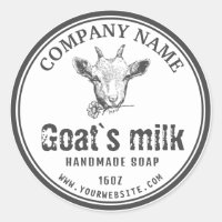 Goat's Milk Soap Label | Goat Logo