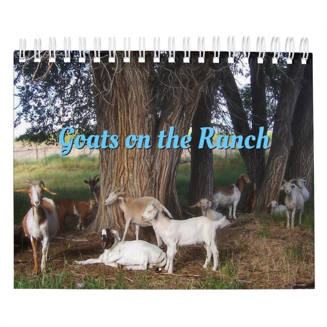 Goats On The Ranch v3 Calendar (Cover)