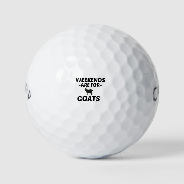 GOATS WEEKEND GOLF BALLS (Front)
