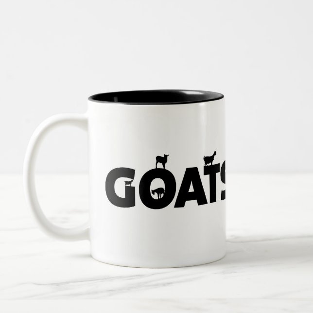 GOATSRULE Two-Tone COFFEE MUG (Left)