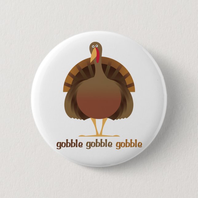 Gobble Gobble button (Front)