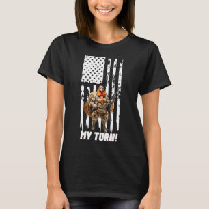 Gobble Gobble My Turn Funny Usa Flag T-Shirt