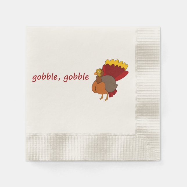 gobble, gobble napkin (Front)