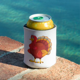 Gobble Gobble Till You Wobble Funny Thanksgiving Can Cooler