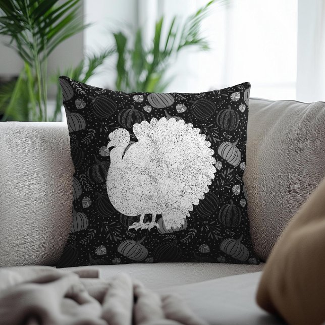 Gobble Gobble Till You Wobble Funny Thanksgiving Cushion (Creator Uploaded)
