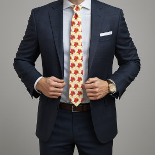 Gobble Gobble Till You Wobble Funny Thanksgiving Tie