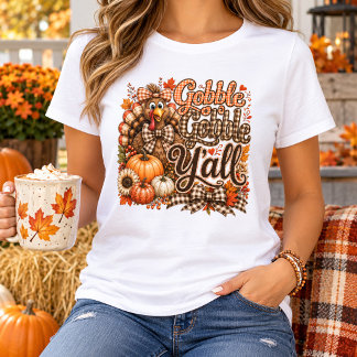 Gobble Gobble Y'all Thanksgiving T-Shirt