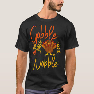 Gobble Me Swallow Thanksgiving Vintage Turkey Tro T-Shirt